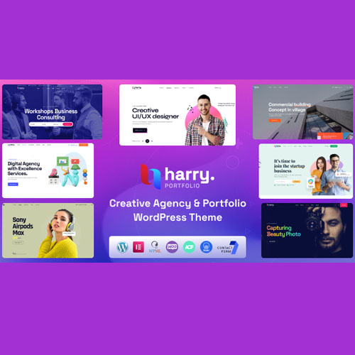 Harry – Creative Agency & Portfolio WordPress Theme + RTL