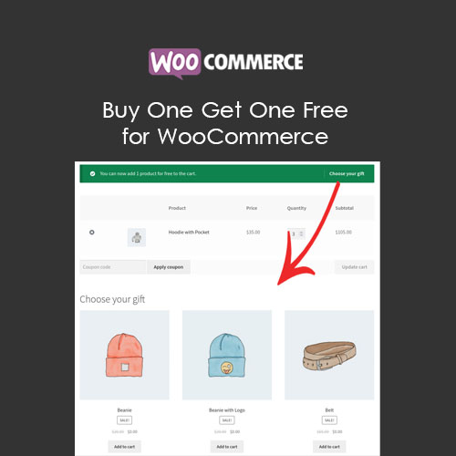 Buy One Get One Free for WooCommerce