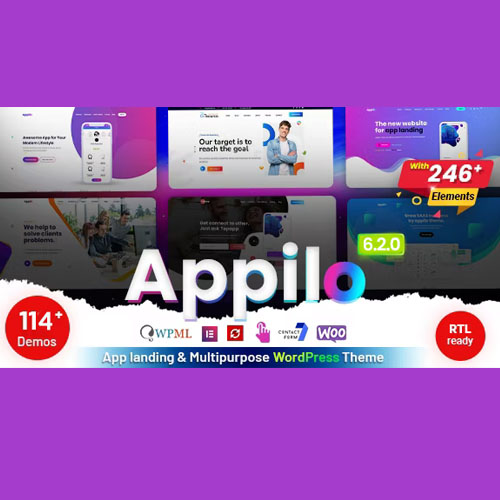 Appilo – App Landing Page WordPress Theme