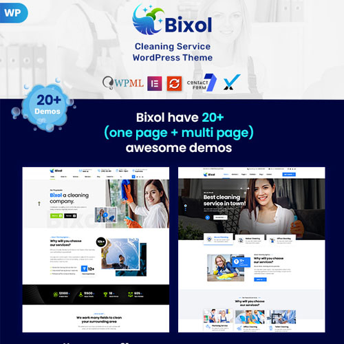 Bixol – Cleaning Services WordPress