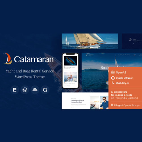 Catamaran – Yacht & Boat Rental Theme