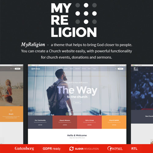 My Religion – Church & Charity WordPress Theme