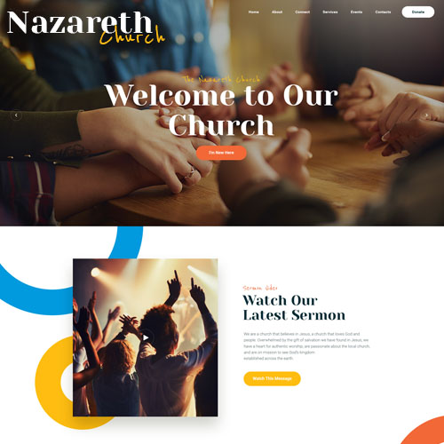 Nazareth | Church & Religion WordPress Theme
