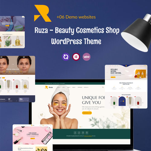 Ruza – Beauty Cosmetics Shop WordPress Theme