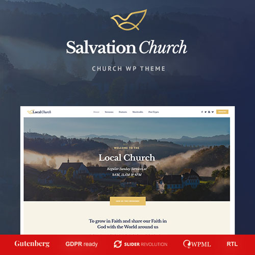 Salvation – Church & Religion WP Theme