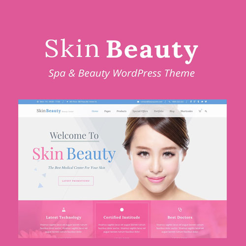 Skin Beauty – Spa WordPress