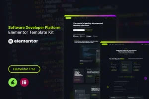 Ai Foundaries   Software Developer Platform Elementor Template Kit