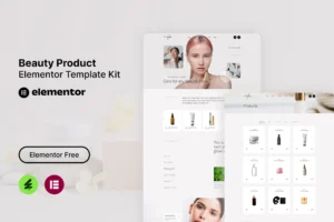 Auren   Beauty Product Elementor Template Kit