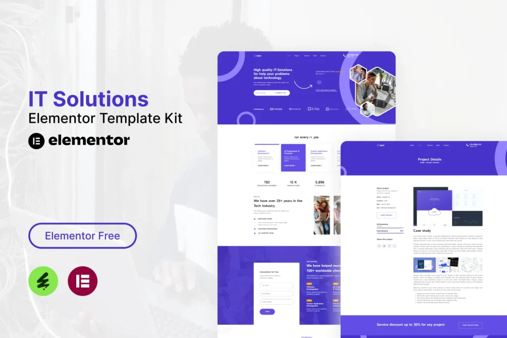 Capps   It Solutions Elementor Template Kit