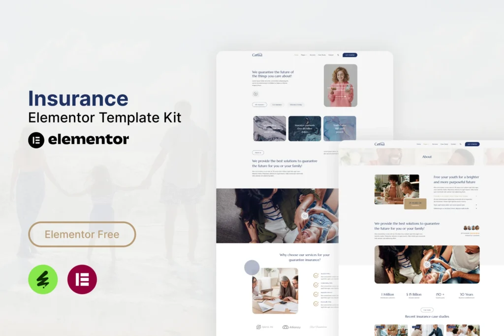 Consa   Insurance Elementor Template Kit