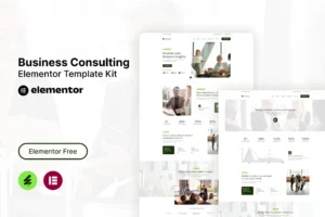 Consultry   Business Consulting Elementor Template Kit