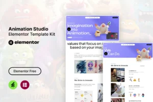 Debv   Animation Studio Elementor Template Kit