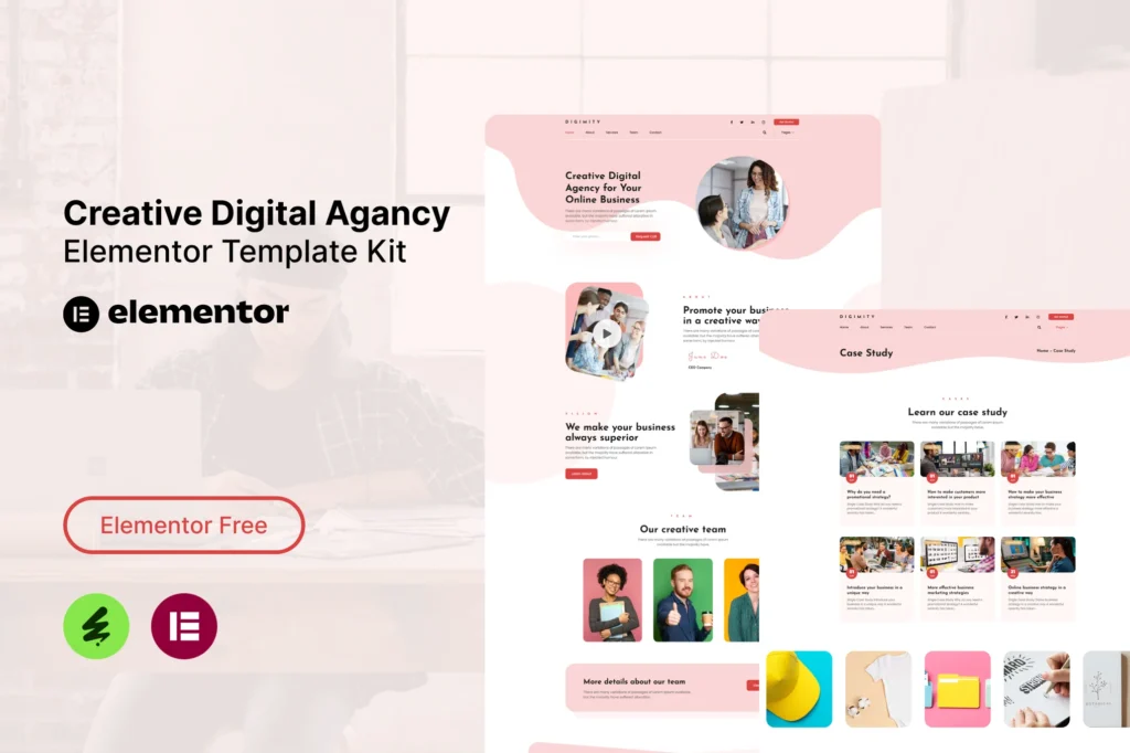 Digimity   Creative Digital Agancy Elementor Template Kit