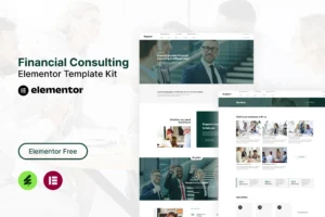 Finpoint   Financial Consulting Elementor Template Kit