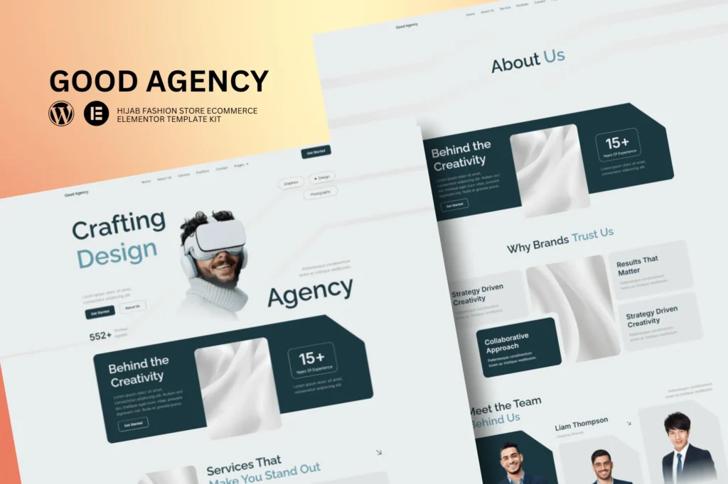 Goodagency   Creative Agency Elementor Template Kit 