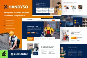 Handyso   Handyman & Repair Service Elementor Template Kit 