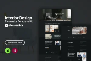Interia   Interior Design Elementor Template Kit