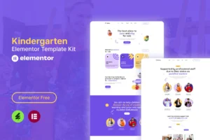 Kiddies   Kindergarten Elementor Template Kit