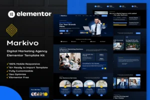 Markivo   Digital Marketing Agency Elementor Template Kit 