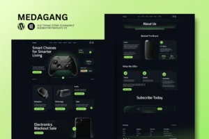 Medagang   E Commerce Electronics Store Elementor Template Kit 