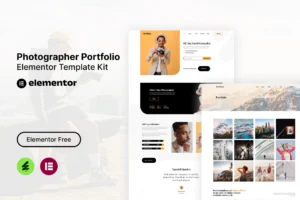 Myshoot   Photographer Portfolio Elementor Template Kit