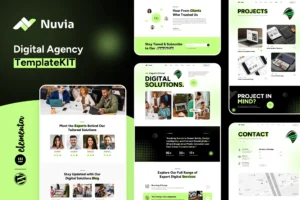 Nuvia   Digital Agency Elementor Template Kit 