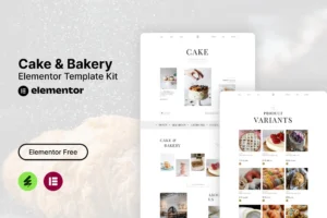 Tiffa   Cake & Bakery Elementor Template Kit