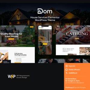 Dom - House Services Elementor WordPress Theme