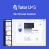 Tutor Lms Pro Certificate Builder