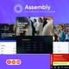 Assembly - Conference Event & Concert WordPress Theme