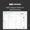 Bulk Category Editor for WooCommerce