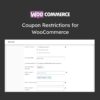 Coupon Restrictions for WooCommerce