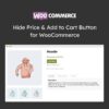 Hide Price & Add to Cart Button for WooCommerce