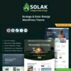 Solak - Ecology & AI Solar Energy WordPress Theme
